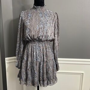 AQUA Patterned Dress